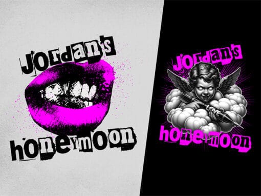 Is Your Brand Working For You? 34 Split image with two designs: the left side features pink lips with visible teeth and